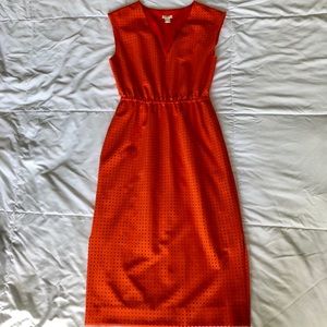 J Crew Factory Casual Red Dress